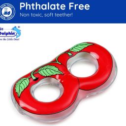 baby dolphin Water Teether for Babies, Baby Teething Toy, Cooling Teether, 4m+ Teether image 3