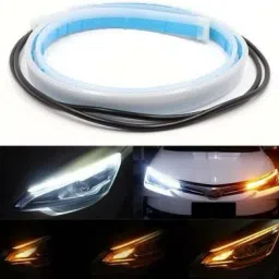 60 CM Flexible White DRL Light For Cars & Bikes (Set of 2)_002 Car Fancy Lights Car Fancy Lights-image-24
