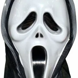 Ghost Halloween Mask White For Party Costumes (Pack of 1) Party Mask-picture-14