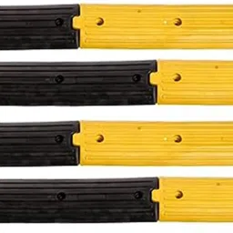 Plastic Rumblers Safety Speed Breaker Size-500x125x25 MM, Set of 4 meters Emergency Sign-image-53