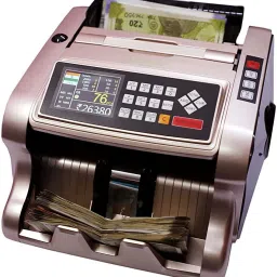 HANUTECH Mix Value Counter Currency Counting Machine With Counterfeit Notes Detection Function and External Display with(MG, UV, MT, IR, 3D, DD) 5 Censors Note Counting Machine image 2