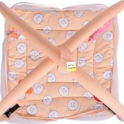 kwitchy Cotton Infants New Born Baby Mosquito Net Bed with Cushioned Pillow Mosquito Net image 3