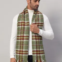 Ravaiyaa - Attitude Is Everything Checkered Men Muffler-image-43