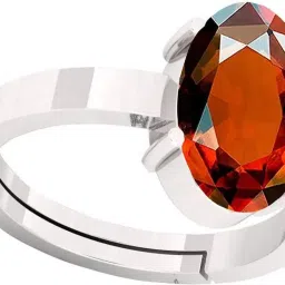 11.25 Ratti Garent Gomed Gem Stone Ring With Leb Certificate Stone Garnet Brass Plated Ring-image-64