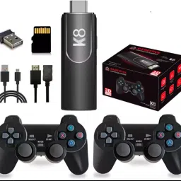 Playtastic K8 Game Stick 40000+ Inbuilt Games 64 GB with Retro Classic 3D video game console with, 2 Wireless Controllers-image-47