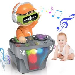 Musical Dj Rock Robot Boy Toy For Kids Lights & sound Toys Battery Operated Toys-picture-22