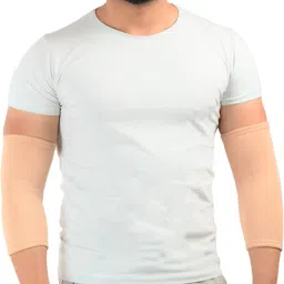 Elbow Support XL Pack of 2 | Beige Elbow Support for Men & Women Elbow Support-picture-2