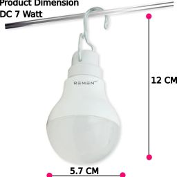 remen 4 W Basic Standard Plug & Play LED Bulb image 3