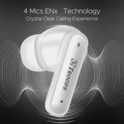 tp troops 35HRS Battery, Fast Charge,Tech,ENx Tech, v5.3 Bluetooth Earbuds Bluetooth Headset image 4