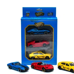 ZOOM WHEELZ 4 Car Metal Cars Racing Mini Diecast Models Set Kids Car Non Battery Operated Ride On-picture-12