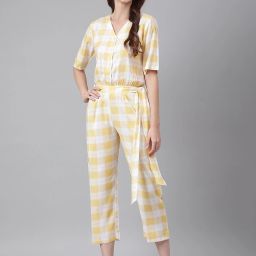 Checkered Women Jumpsuit-image-43