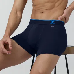 Pack of 1 Traq Anti-bacterial Odour-free cotton Solid Men Trunk-picture-15