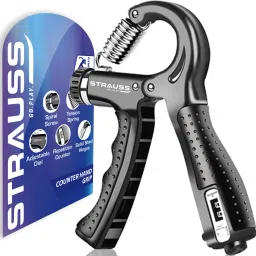 Adjustable Strengthener With Counter | Gripper | Exerciser Hand Grip/Fitness Grip-image-8