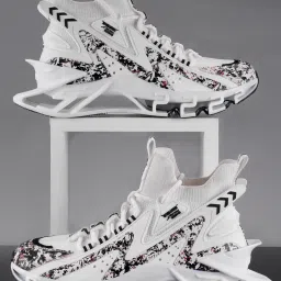 Multi Print Sneakers For Men-image-10