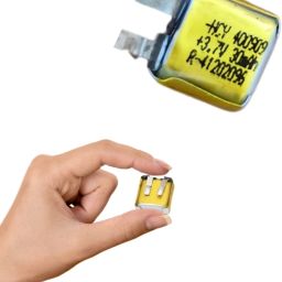 Mini 3.7V high quality 30 mAh Rechargeable Lipo for earphone, buds etc. Battery-image-41