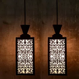 Wooden Hanging Lamp Style Hanging Lamp Creative Wood Pendant Light Lamp suitable for Living Room,Foyer,Bedroom,Hallway (Pack of 2) Pendants Ceiling Lamp-image-22