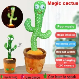 Dancing Talking Cactus Plush Toy, Wriggle, Singing, Repeats What You Say-620-image-61