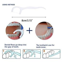 Senvox Dental Floss Picks With Advanced Macromolecule Floss And Elastic Rod Design | Smooth, Durable Thread Is Gentle On Gums | Ergonomic Easy-Grip Handle For Effective, Comfortable Daily Care Pack Of (50) image 2