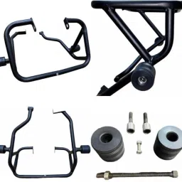 CRASHGUARD LEGGUARD with Frame Slider for Yamaha MT 15 MT-15 Bike Crash Guard-19