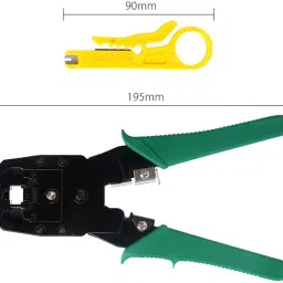 meshiv mantra 3 in 1 Modular Crimping Tool Rj45 Network cable Crimping Tool with Wire Cutter Manual Crimper image 4