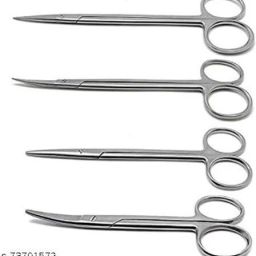 Surgical Scissor Pack of 4 Pcs Dressing Scissor. Sharp Blunt 6 inch Scissors Scissors-image-69