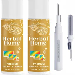 Herbal Home Gadget Cleaner Spray ( 200 Ml + 200 Ml )+ 1 Earbud Cleaning Brush for Computers, Gaming, Laptops-image-24