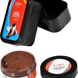 B11 Colourless Shiner with Dusk Brown Polish Cream for leather/formal shoe Shiner Shoe Care Kit-image-12