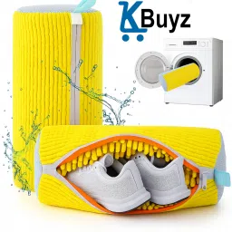 Laundry Bag for Washing Machine | Reusable Sneaker Cleaning Laundry Trolley-image-11