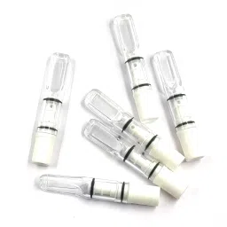 viovi 02 Pack (White) Cigarette Smoking Filter Reduce Tobacco Tar Cleanable & Reusable Plastic Outside Fitting Hookah Mouth Tip image 2