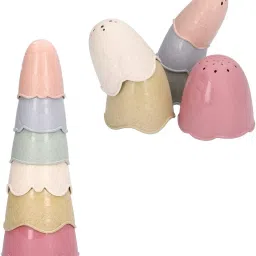 Bath Stacking Cup, Educational Toy Multicolor Egg Shaped Stacking Cup For Baby-picture-11
