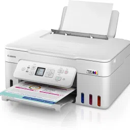 Canon MegaTank G3780 Multi-function WiFi Color Ink Tank Printer (Borderless Printing) for Print/Copy/Scan with Up to 7600 pages of Black or 8100 pages of color ink in the box, 1.35 inch LCD Panel & Auto 2-Sided Print image 5