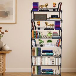 BOOKCASES Metal Open Book Shelf-16