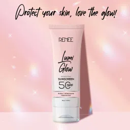 renee Sunscreen - SPF 50 Lumi Glow Highlighting, Non-Sticky, No White Cast, UVA-UVB Protection image 5