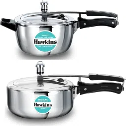 SS Triply Pressure Cooker 3.5 L(HSST35), Cooker Cum Pan 3L(SSTPP3), 3.5 L, 3 L Induction Bottom Pressure Cooker-image-10