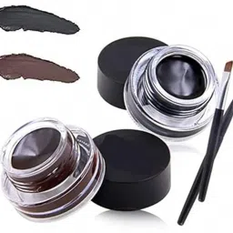 Black Brown Dual Brush Eyeliner Set 6 g-image-53
