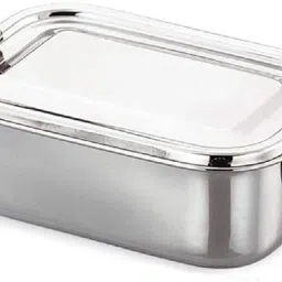 Stainless Steel Lunch Box, for Kids, Double Two Layer Tiffin Box 2 Containers Lunch Box-15
