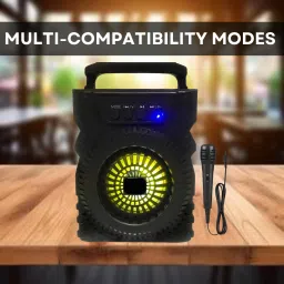 FRONY 301 (PORTABLE BLUETOOTH SPEAKER) with Karaoke Mic, 6Hrs Playtime JW113 5 W Bluetooth Laptop/Desktop Speaker-39