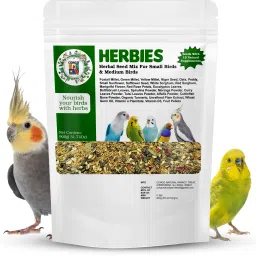 Herbal Seed Mix Nutritional Diet for 0.9 kg Dry Adult, New Born, Senior, Young Bird Food-23