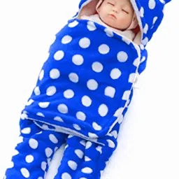 All season Use- Supersoft , Double Layered Premium Quality , Baby Wrapper Cum Baby carrier Bag Cum baby Blanket Pack Of 2 Sleeping Bag-image-39