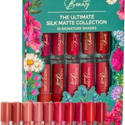 parul garg Ultimate 10-in-1 Silk Matte Liquid Lipstick Set | Long-Lasting, Transfer-Proof-picture-2