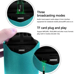 Techobucks Super Deep 3D Bass Splashproof DJ Sound Wireless Portable Speaker TF/FM/AUX/Bluetooth Support 10 W Bluetooth Speaker image 3