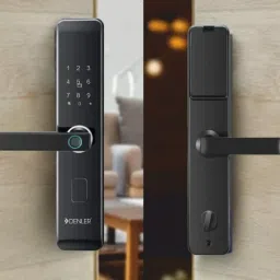 Denler Smart Door Lock, Wi-Fi, Bluetooth Unlock App, Fingerprint Lock, Key min 35mm Smart Door Lock-9