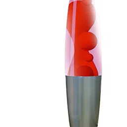 rv mart Real Lava Lamp 13 Inches Table Lamp Soft Molten Red Lava Romantic Rocket Lamp Table Lamp image 2
