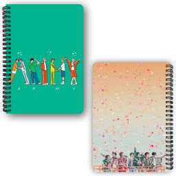 BTS Kpop Notebook A5 Diary Unruled 150 Pages-image-85