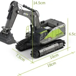 1:50 Metal Excavator Toy, Diecast Engineering Construction Vehicles-image-36