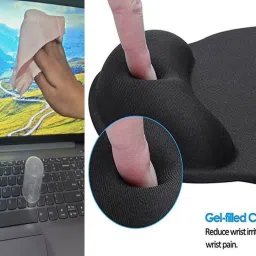 ANJO USB Keyboard-Wireless Mouse-Wrist Support Pad-3.0Hub-Cleaner-OTG Micro&C Combo Set image 5