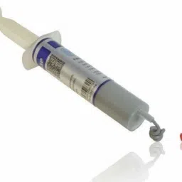ATEKT Silicone Compounds Thermal Grease Paste ISOL 6 Heat Sink Compound for CPU and Chipsets Graphics Card LED IC (Grey, 30 g) Carbon Based Thermal Paste image 2
