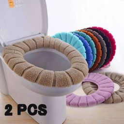 Polyester, Cotton Toilet Seat Cover-image-49