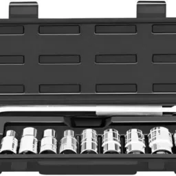 Premium Quality Durable Tool Socket set of 10 for Multi purpose Use Aiwa 10 Pieces Hand Tools Wrench Set Spanner Set Tool Kit Single Sided L Type Wrench-15