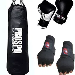 Boxing Set For Men (36 " Punching Bag, Handwrap And Boxing Gloves) (Heavy Bag) Boxing Kit-image-48